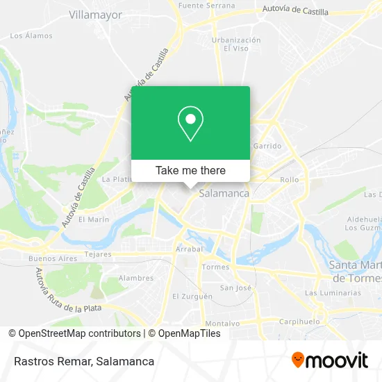 Rastros Remar map