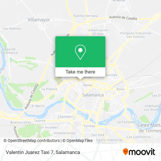mapa Valentin Juarez Taxi 7