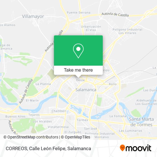 CORREOS, Calle León Felipe map