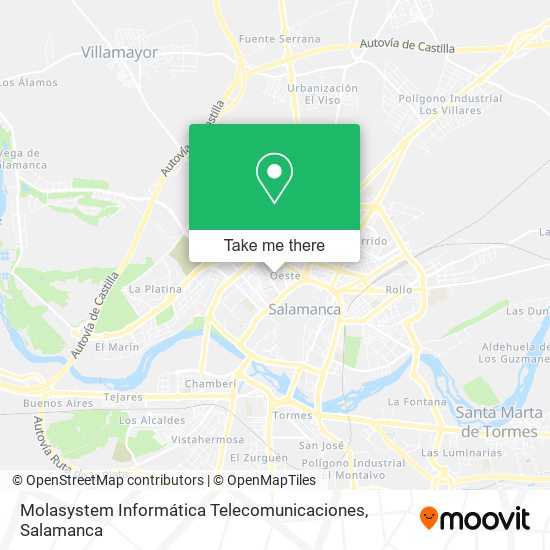 mapa Molasystem Informática Telecomunicaciones