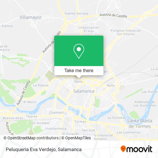 Peluqueria Eva Verdejo map