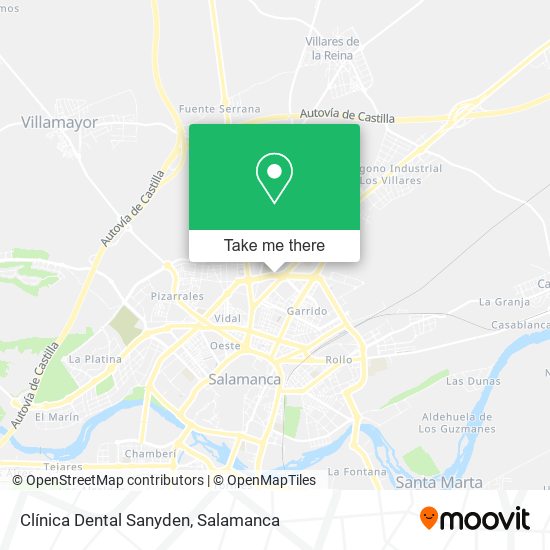 Clínica Dental Sanyden map