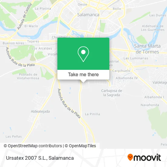 Ursatex 2007 S.L. map