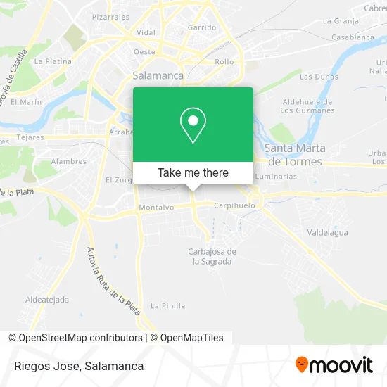 Riegos Jose map