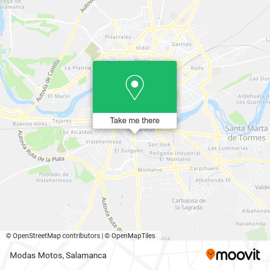 Modas Motos map