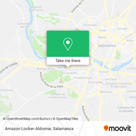 Amazon Locker-Aldomar map