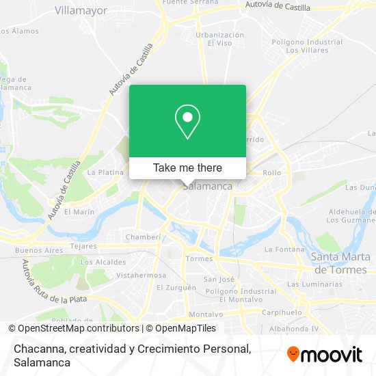 Chacanna, creatividad y Crecimiento Personal map