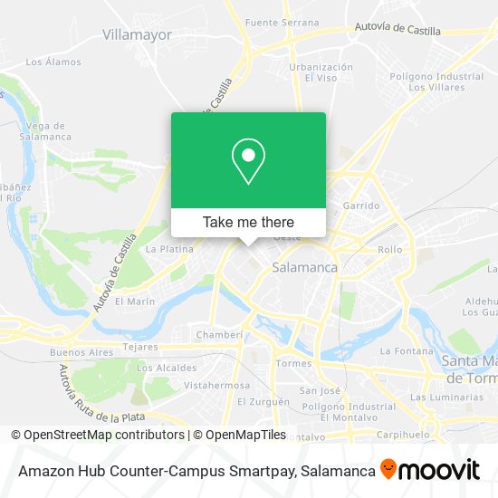 Amazon Hub Counter-Campus Smartpay map