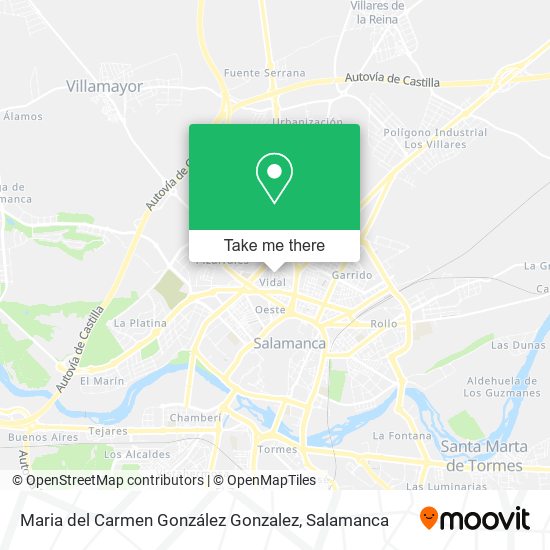 Maria del Carmen González Gonzalez map