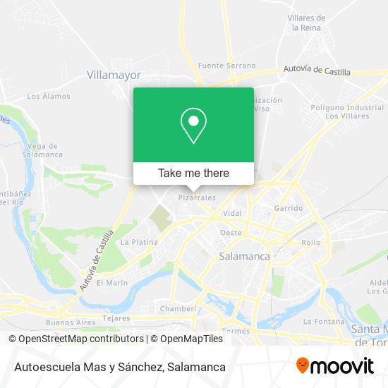 Autoescuela Mas y Sánchez map