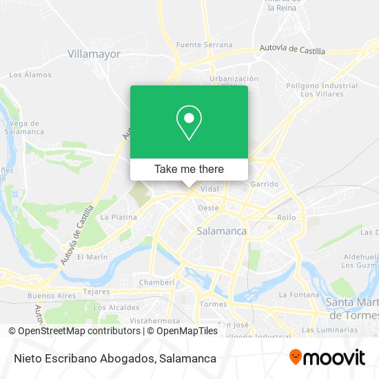 Nieto Escribano Abogados map