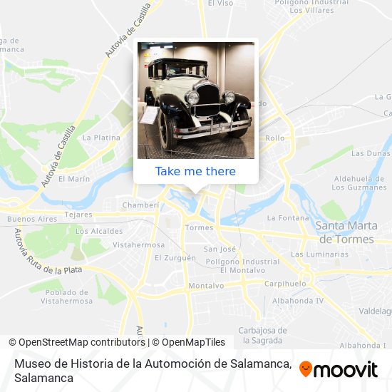 Museo de Historia de la Automoción de Salamanca map