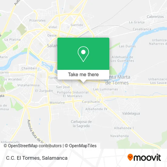 C.C. El Tormes map