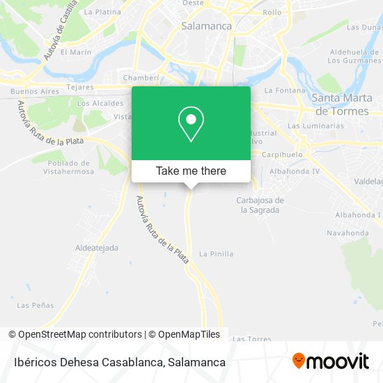 Ibéricos Dehesa Casablanca map