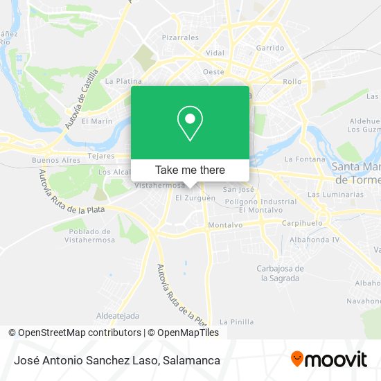 José Antonio Sanchez Laso map