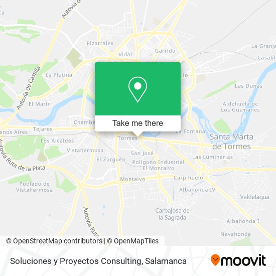Soluciones y Proyectos Consulting map