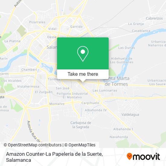 Amazon Counter-La Papelería de la Suerte map