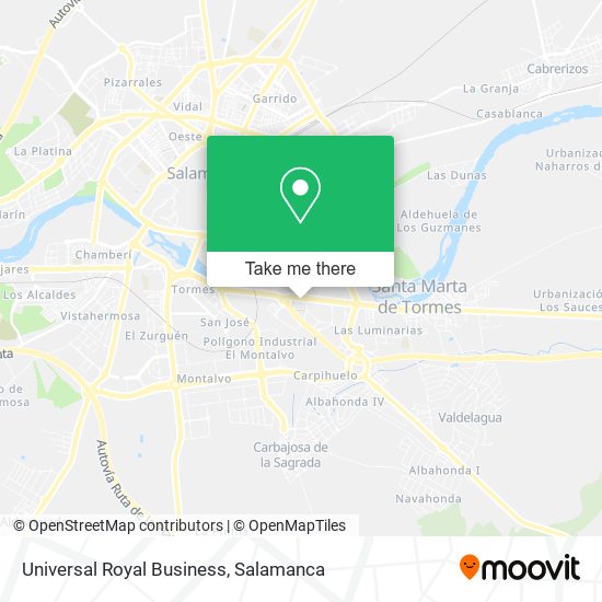 Universal Royal Business map
