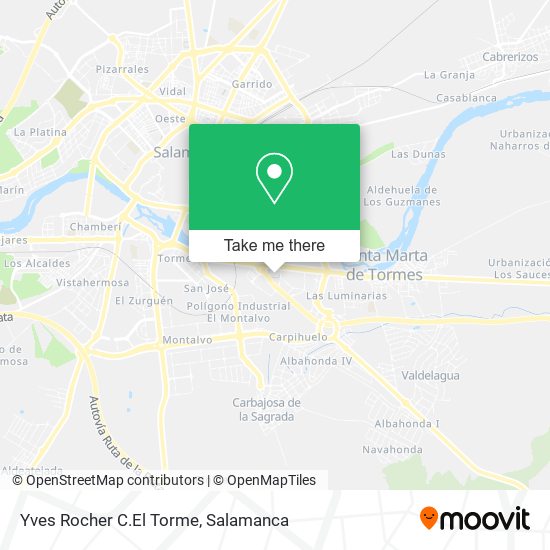 Yves Rocher C.El Torme map