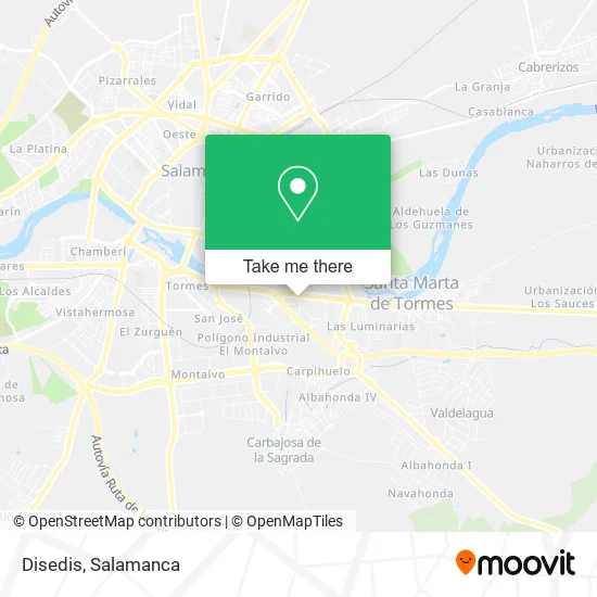 Disedis map