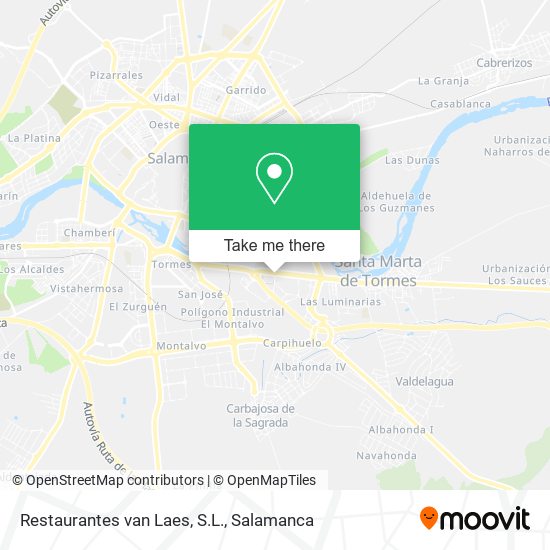 mapa Restaurantes van Laes, S.L.