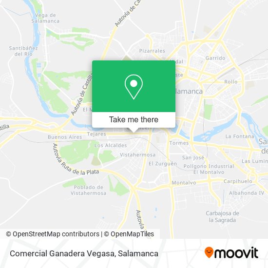 Comercial Ganadera Vegasa map
