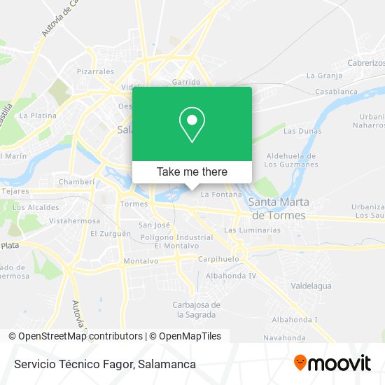 Servicio Técnico Fagor map