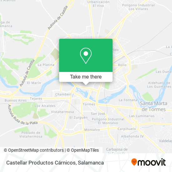 Castellar Productos Cárnicos map