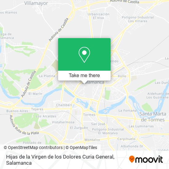 Hijas de la Virgen de los Dolores Curia General map