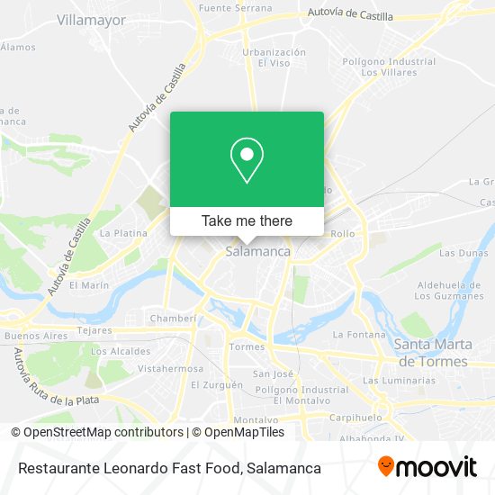 Restaurante Leonardo Fast Food map