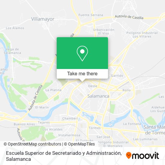 Escuela Superior de Secretariado y Administración map