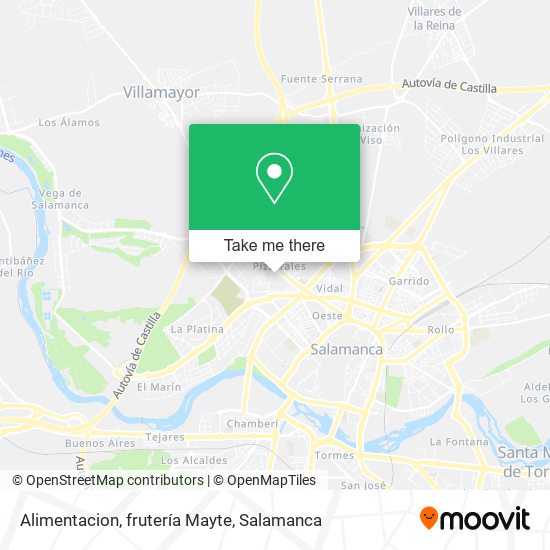 Alimentacion, frutería Mayte map