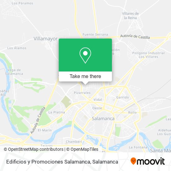 Edificios y Promociones Salamanca map