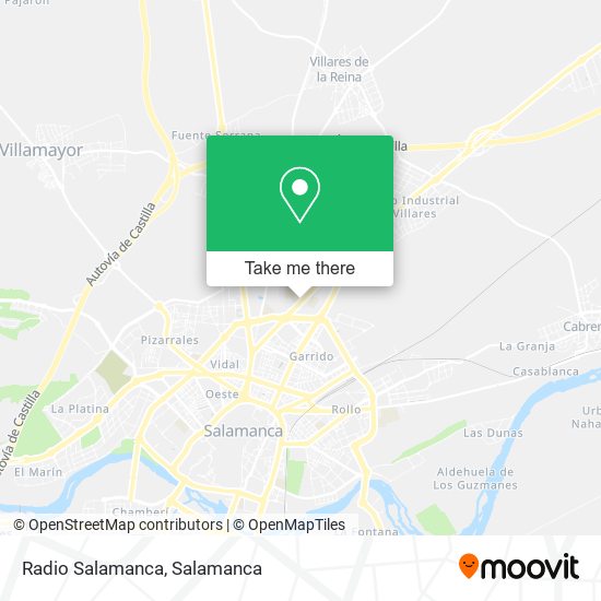 Radio Salamanca map