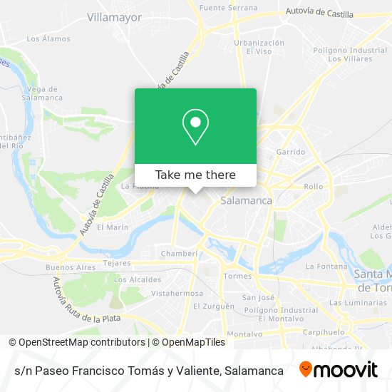 s / n Paseo Francisco Tomás y Valiente map