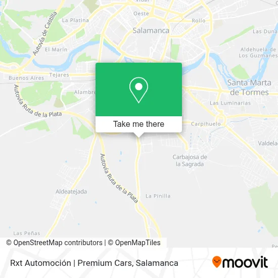 Rxt Automoción | Premium Cars map