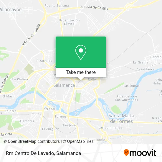 Rm Centro De Lavado map