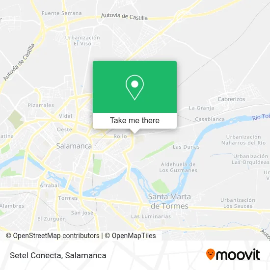 Setel Conecta map