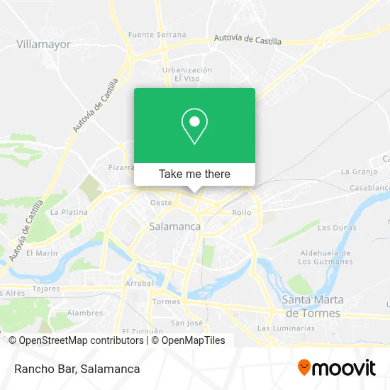 Rancho Bar map