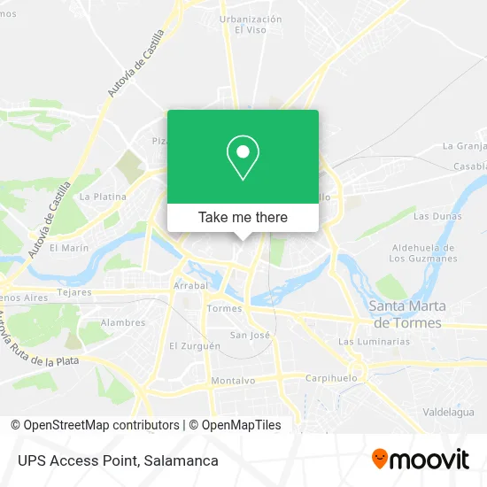 Ups Access Point map