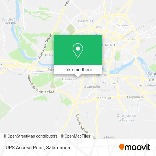 Ups Access Point map