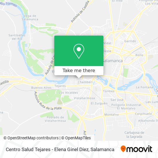 Centro Salud Tejares - Elena Ginel Díez map
