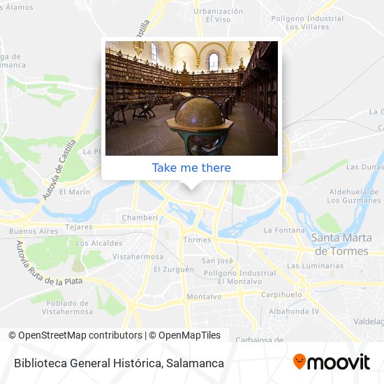 Biblioteca General Histórica map