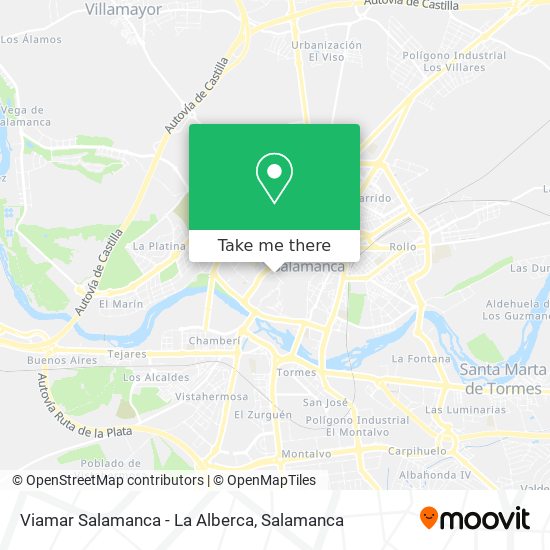 Viamar Salamanca - La Alberca map