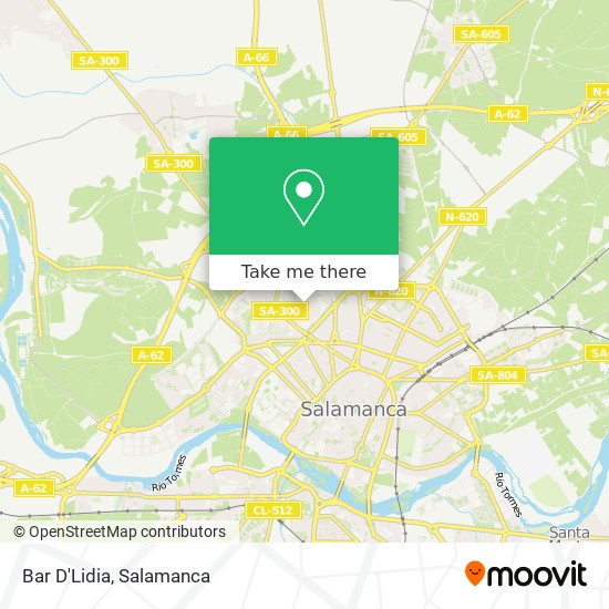 Bar D'Lidia map