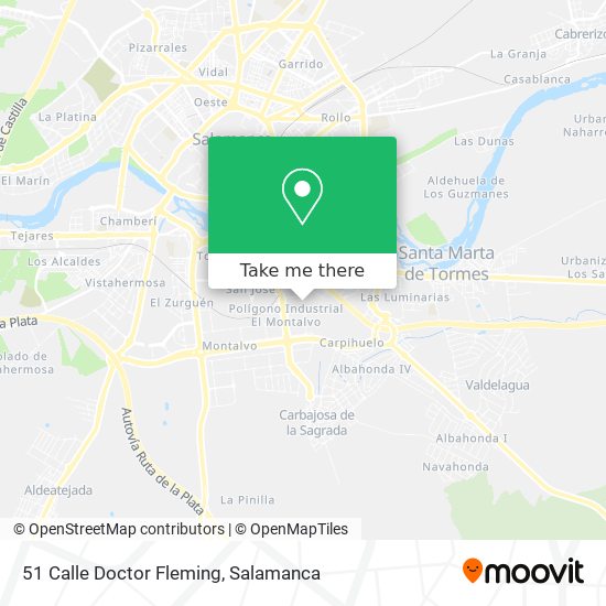 mapa 51 Calle Doctor Fleming