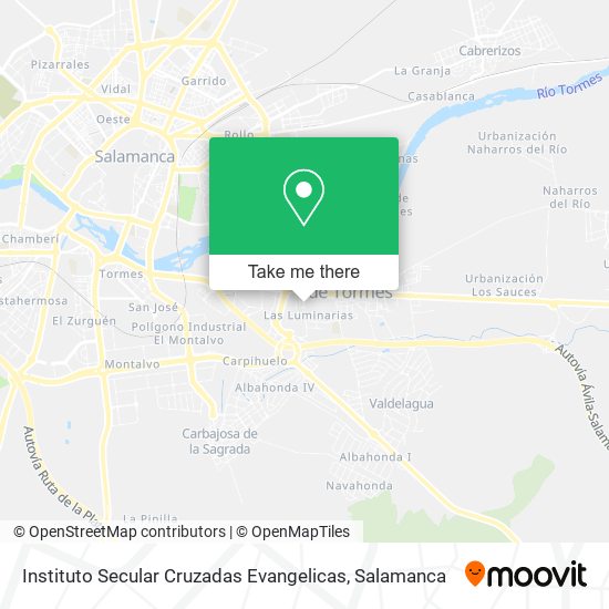 Instituto Secular Cruzadas Evangelicas map