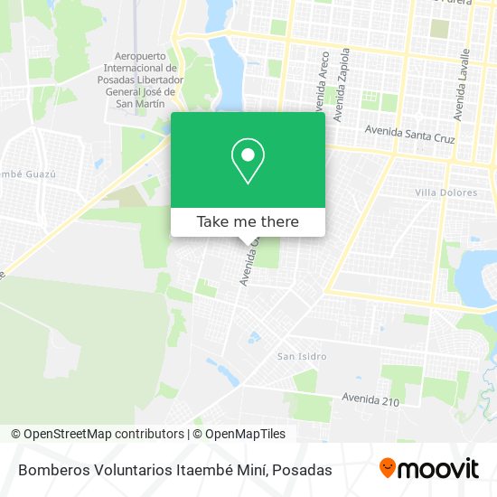 Bomberos Voluntarios Itaembé Miní map