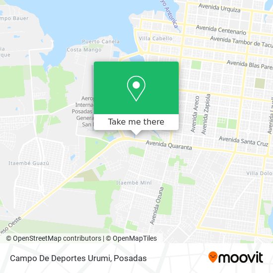 Mapa de Campo De Deportes Urumi