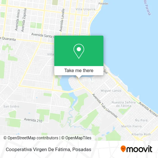 Cooperativa Virgen De Fátima map